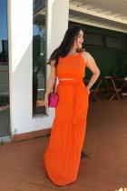 Conjunto top mais saia