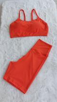 Conjunto Top+Short Laranja Trilobal TAM P Not-C