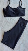 Conjunto Top+Short Preto Trilobal TAM G Not-C