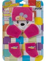 Conjunto Touca Luva Meia Recem Nascido - Menina Conjunto Touca Luva Meia Recem Nascido - Menina