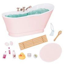 Conjunto Toy Bath & Bubbles Deluxe para 18 Bonecas da Nossa Geração