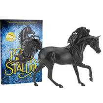 Conjunto Toy Breyer Black Stallion Horse & Book 6181 com livro Conjunto Toy Breyer Black Stallion Horse & Book 6181 com livro