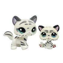 Conjunto Toy Pet Shop com gato flocado Collie Great Dane Cocker Spaniel Dachshund Conjunto Toy Pet Shop com gato flocado Collie Great Dane Cocker Spaniel Dachshund