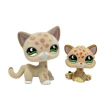 Conjunto Toy Pet Shop Flocked Cat Collie Great Dane Cocker Spaniel Conjunto Toy Pet Shop Flocked Cat Collie Great Dane Cocker Spaniel