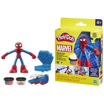 Conjunto Toy Play-Doh Marvel Spider-Man Thwip Squisher com boneco