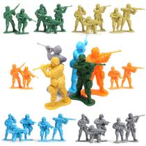 Conjunto Toy Soldier ViiKondo Army Men, 100 unidades em escala 1/32 com 10 poses Conjunto Toy Soldier ViiKondo Army Men, 100 unidades em escala 1/32 com 10 poses