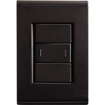 Conjunto Tramontina 4x2 Com 1 Interruptor 10 A 250 V Liz Grafite Conjunto Tramontina 4x2 Com 1 Interruptor 10 A 250 V Liz Grafite
