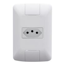 Conjunto Tramontina Aria 1 Tomada 2P+T 20A 250V 57241/013 Branco 608610 Conjunto Tramontina Aria 1 Tomada 2P+T 20A 250V 57241/013 Branco 608610