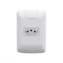 Conjunto Tramontina Aria 4X2 Branco Com Placa (1 Tomada 20A) 57241/013