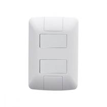 Conjunto Tramontina Aria 4X2 Branco Com Placa (2 Simples) 57241/040