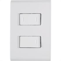 Conjunto Tramontina Branco Com Placa Liz 1 Simples + 1Paralelo - 57170/045