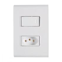 Conjunto Tramontina Liz 1 Simples Tomada 10A 170/264 Conjunto Tramontina Liz 1 Simples Tomada 10A 170/264