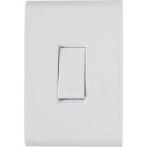 Conjunto Tramontina Liz 4X2 Branco Com Placa (1 Simples) Conjunto Tramontina Liz 4X2 Branco Com Placa (1 Simples)