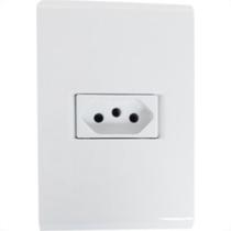 Conjunto Tramontina Liz 4X2 Branco Com Placa (1 Tomada 20A) Conjunto Tramontina Liz 4X2 Branco Com Placa (1 Tomada 20A)