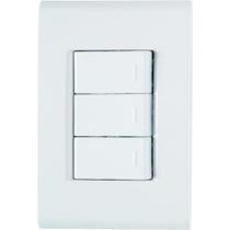 Conjunto Tramontina Liz 4X2 Branco Com Placa (3 Simples)