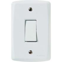 Conjunto Tramontina Lux 4X2 Branco Com Placa (1 Bipolar) Conjunto Tramontina Lux 4X2 Branco Com Placa (1 Bipolar)