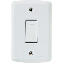 Conjunto Tramontina Lux 4X2 Branco Com Placa (1 Paralelo)