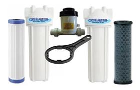 Conjunto Tratamento Coliformes Impurezas Ferrugem 1200 L/h
