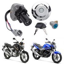 Conjunto Trava Chave Ignição Condor Yamaha Ys Fazer 250 2011 2012 2013 2014 2015