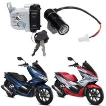 Conjunto Travas Chave Ignição Miolo Honda Pcx 150 2014 2015