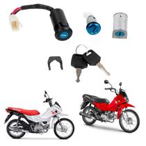 Conjunto Travas Chave Ignição Miolo Honda Pop 110i 2018 2019