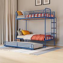 Conjunto Treliche Infantil /juvenil Teko Casatema Azul / Álamo