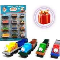 Conjunto Trem Do Thomas A Fricção Carrinho Coleção Completa - Toy King