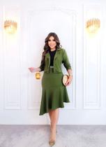 Conjunto três peças moda evangélica