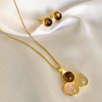 Conjunto Tríade Pedra Natural