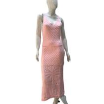 Conjunto trico Modal Croped e Saia Primavera Verao Plus Size Tam G