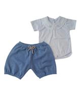 Conjunto Tricô Shorts e Body Príncipe e Princesa Conjunto Tricô Shorts e Body Príncipe e Princesa