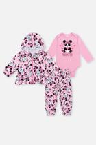 Conjunto Trijunto Body calça Casaco Panda Cinti - Conjunto Trijunto Body calça Casaco Panda Cinti -