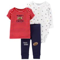 Conjunto Trio Carters Menino12 18 24 Meses Vermelho