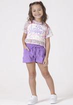 Conjunto Trio de Top Canelado Blusa Boxy Tela Fashion e Shorts Cupro Kukiê Conjunto Trio de Top Canelado Blusa Boxy Tela Fashion e Shorts Cupro Kukiê