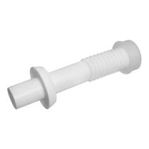 Conjunto Tubo de Ligação Ajustável Branco Para Vaso Sanitário 25cm com Espude Bolsa e Canopla Astra