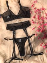 Conjunto tule cinta liga