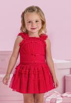 Conjunto Tule Festa Vermelho Petit Cherie Conjunto Tule Festa Vermelho Petit Cherie