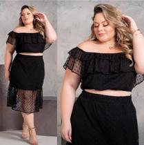 Conjunto Tule Preto Conjunto Tule Preto
