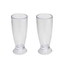 Conjunto Tulipa De Chopp Vemplast 300Ml 2Un Policarbonato