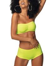 Conjunto Ultraleve de Bustiê Faixa +Calça Short Tamanho Único Cor Lemon Neon Tecnologia Sem Costuras Conjunto Ultraleve de Bustiê Faixa +Calça Short Tamanho Único Cor Lemon Neon Tecnologia Sem Costuras