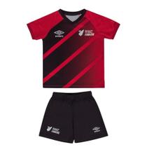 Conjunto Umbro Athletico Paranaense I Escolinha 2020 Infantil - Vermelho 12