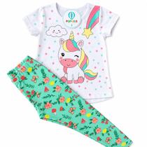 Conjunto Unicórnio com Legging Tam.3