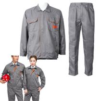 Conjunto Uniforme EPI Listra Refletiva Prestador de Serviço Segurança Profissional Obra Construçao Civil Mecanico Eletricista Operario Engenheiro Prot