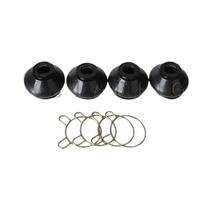 Conjunto Universal De 4 Peças De Terminais De Direção Com Proteção De Poeira Em Borracha Para ATV,