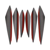 Conjunto Universal De 6 Peças Para Decoração De Spoiler De Carro, Difusor De Para-choque, Aletas E