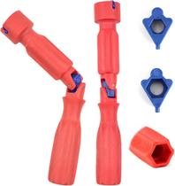Conjunto Universal De Chave Inglesa Para Assento De Vaso Sanitário Com 2 Cabeças De Reposição,