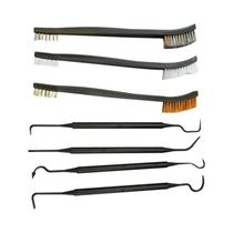 Conjunto Universal De Escovas De Arame Duplo Com Ponta De Nylon Para Limpeza De Armas E Detalhamento