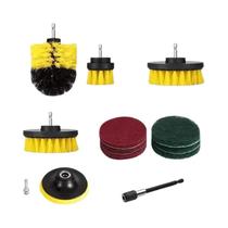Conjunto Universal De Escovas Para Furadeira Elétrica 12 Peças Para Limpeza Doméstica, Polimento De