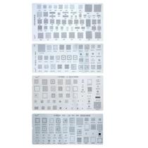 Conjunto Universal De Estêncil De Reballing BGA 4 Unidades Para MTK Huawei Xiaomi MSM CPU PM Power