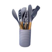 Conjunto Utensílios de Cozinha 12 Peças de Silicone Coloridos - Homeland